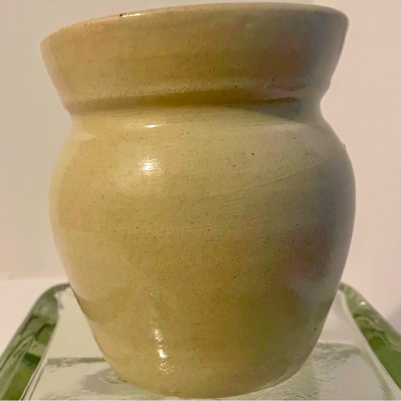 Crock Handmade in USA by Casey Pottery of Marshall, TX Fruit Motif Artist Signed - Picture 3 of 8